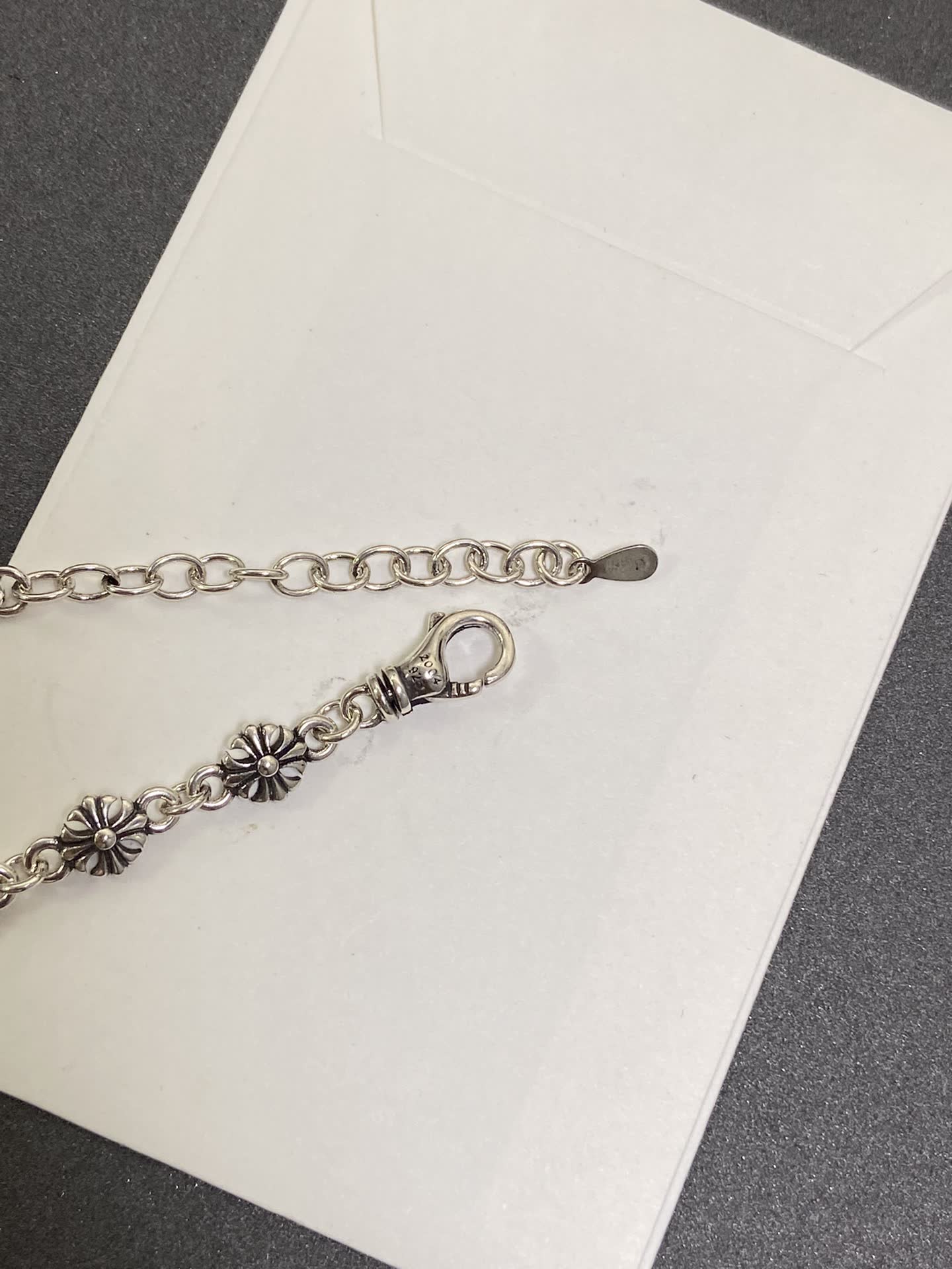 Chrome Hearts Silver Flower Bracelet